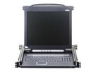 ATEN CL1000M KVM-Konsole, 43cm LCD, VGA, PS/2-USB, DE-Layout