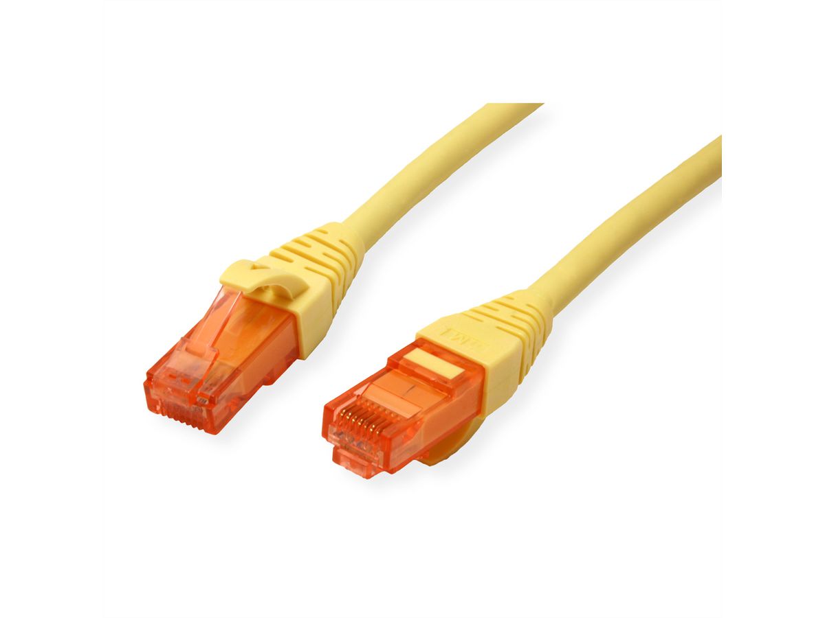 ROLINE Patchkabel Cat.6 UTP, Component Level, LSOH, geel, 0,3 m