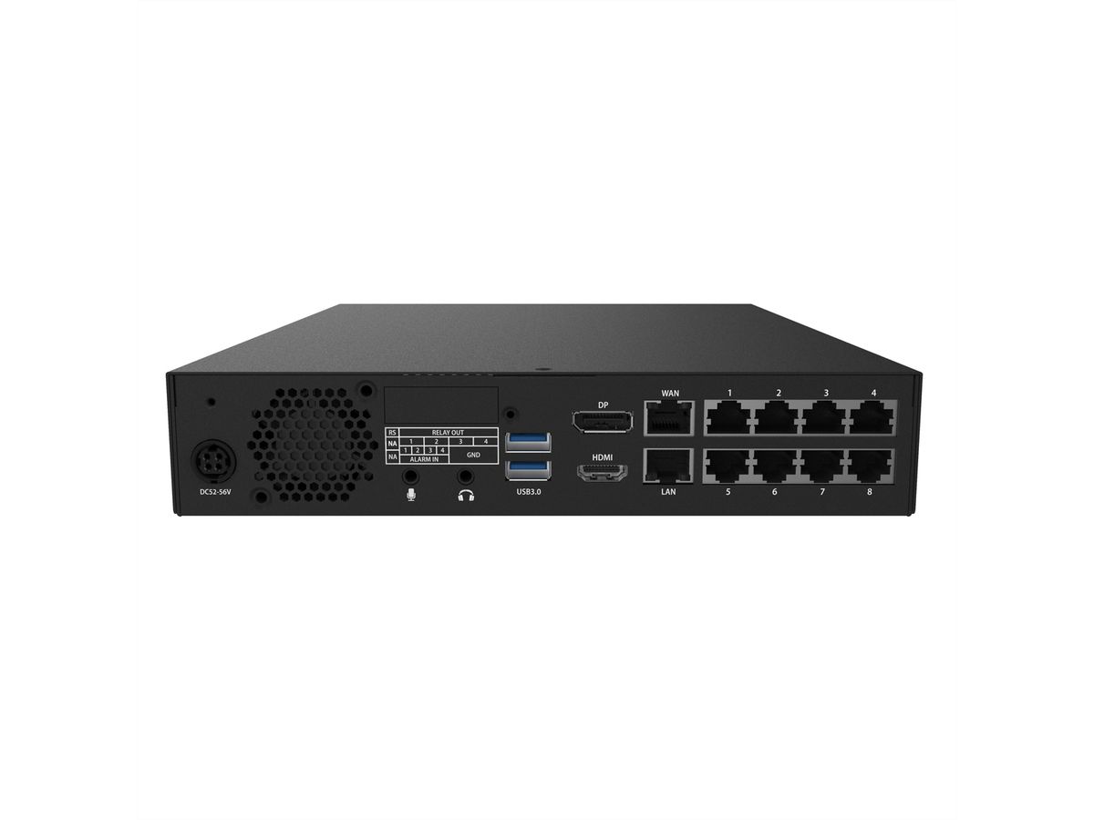 MOBOTIX MOVE NVR Netzwerk-Videorekorder 12 Kanäle, 8x PoE