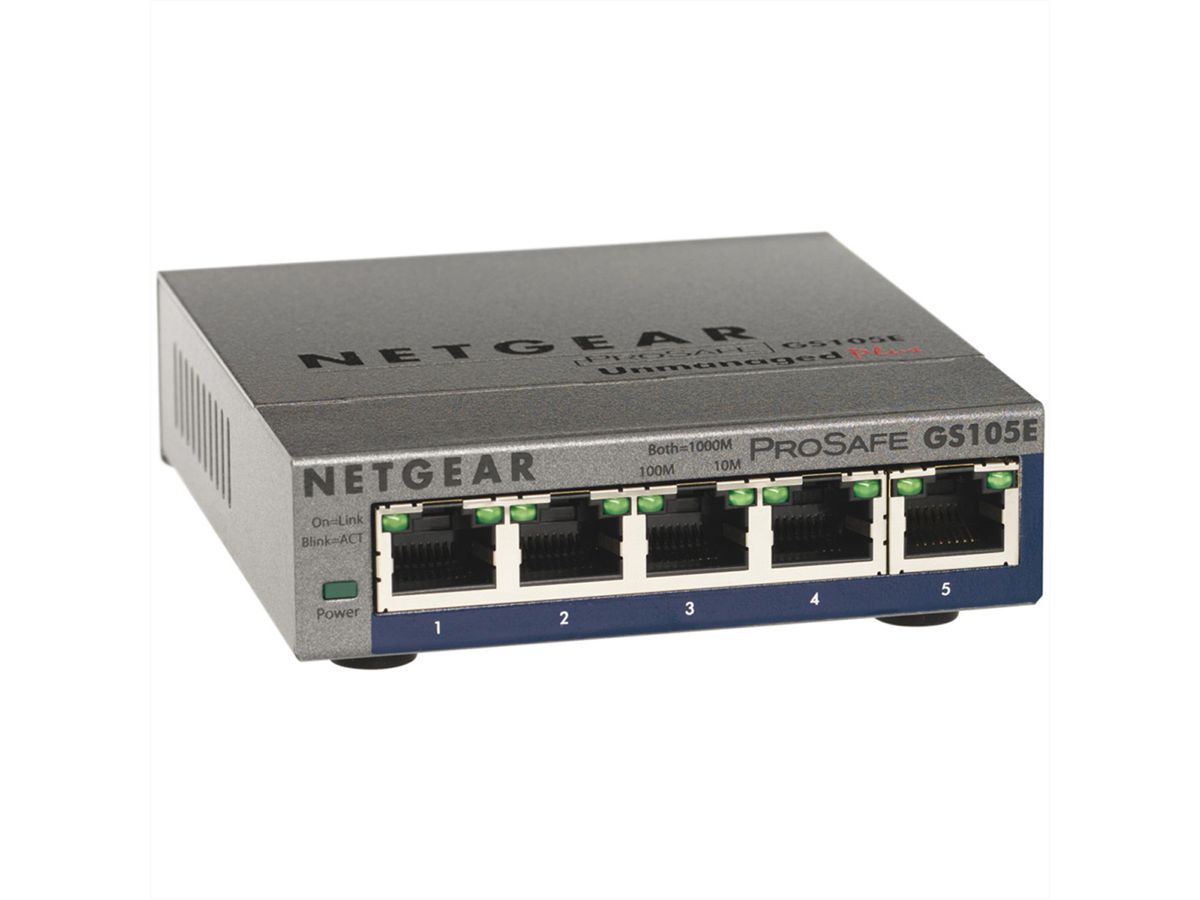 GS105E ProSafe Gigabit Ethernet Switch