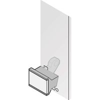SCHROFF Handgreep trapeziumvorm type 1, onder zwart