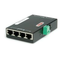 ROLINE Gigabit Ethernet PoE Injector, 4-Poorts