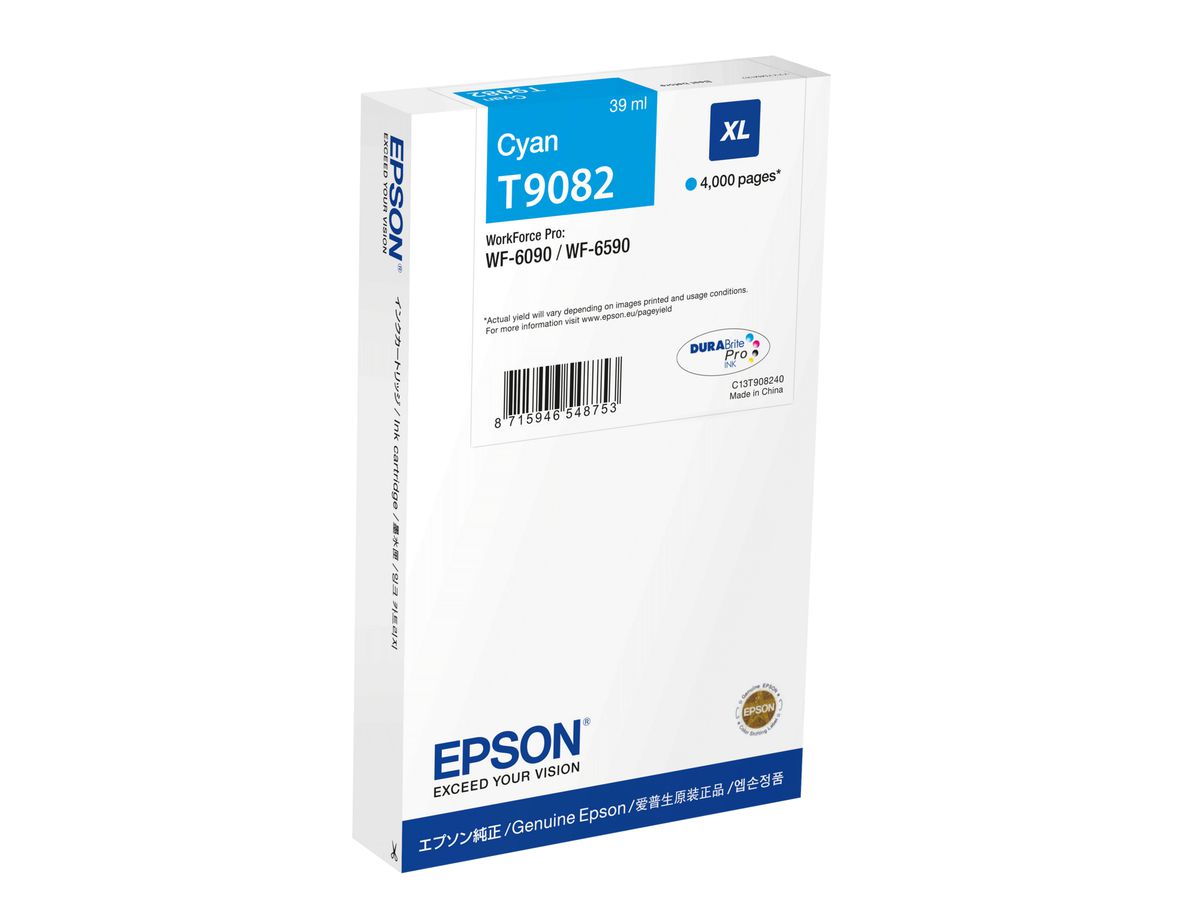Epson C13T90824N inktcartridge 1 stuk(s) Origineel Cyaan