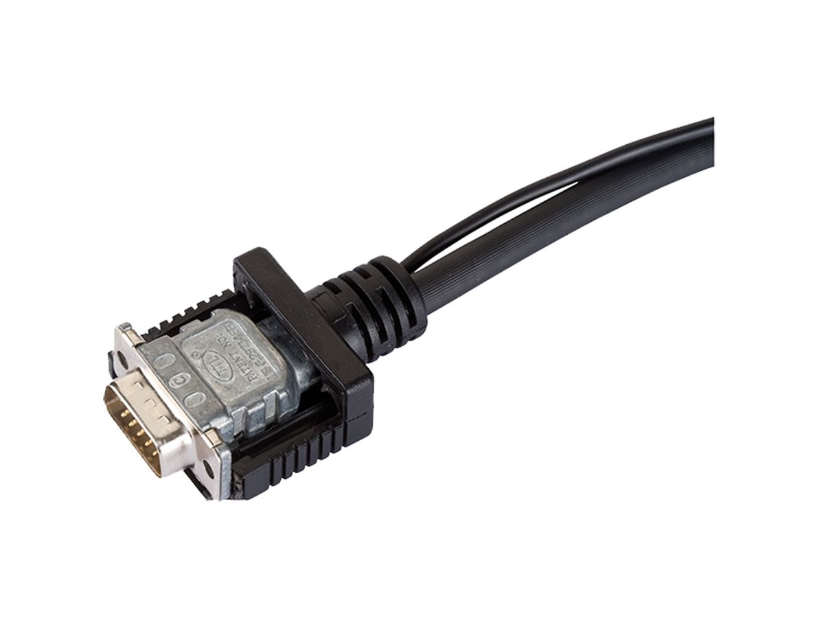 BACHMANN extension cable VGA, black, 5 m