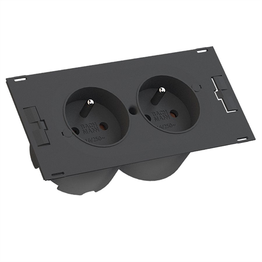 BACHMANN DUE 2xUTE 0.2m GST18, black, 0.2 m