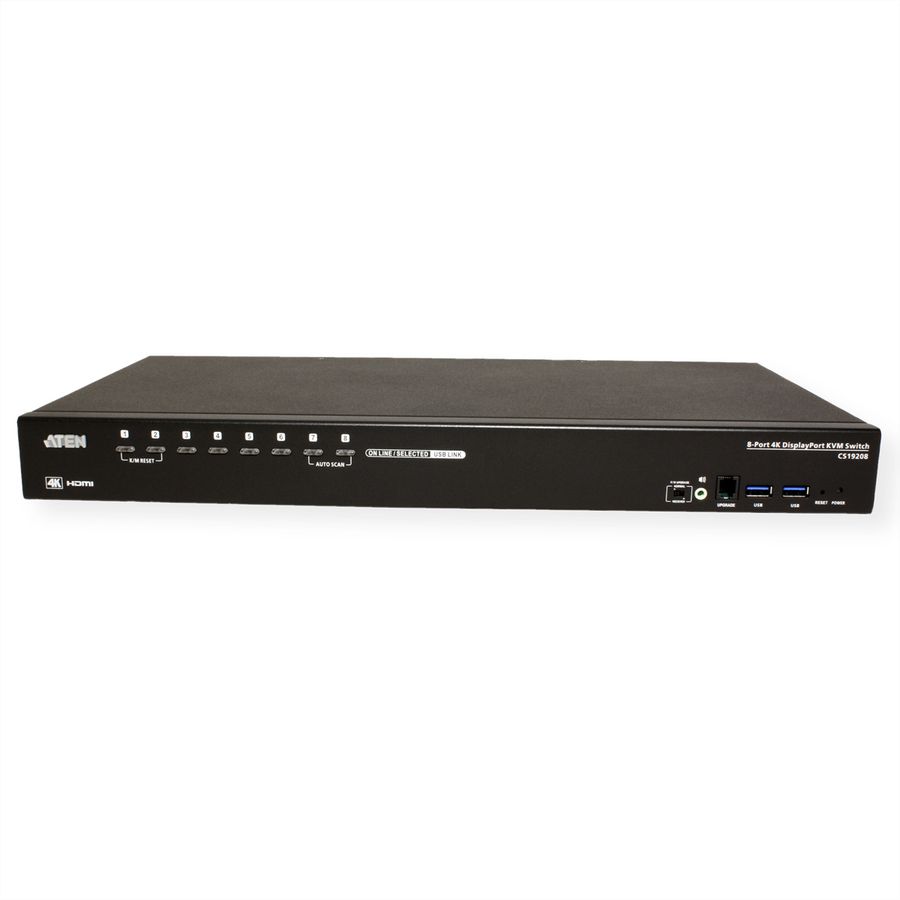 ATEN CS19208 8-Poorts USB 3.0 4K DisplayPort KVM