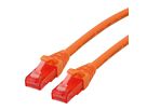 ROLINE UTP Cable Cat.6 Component Level, LSOH, orange, 1 m