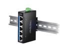 TRENDnet TI-GLC50 5-Port Gigabit Industrial DIN-Rail Mini
