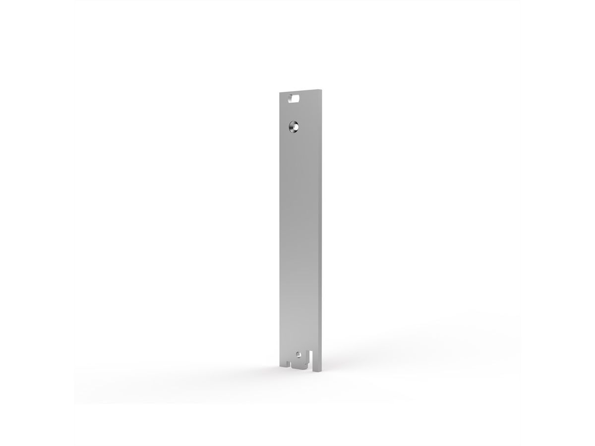 SCHROFF Plug-In Unit Front Panel, Unshielded, for IEL, IET, Type 2 Handle, 3 U, 4 HP, 2.5 mm, Al, Front Anodized, Rear Conductive