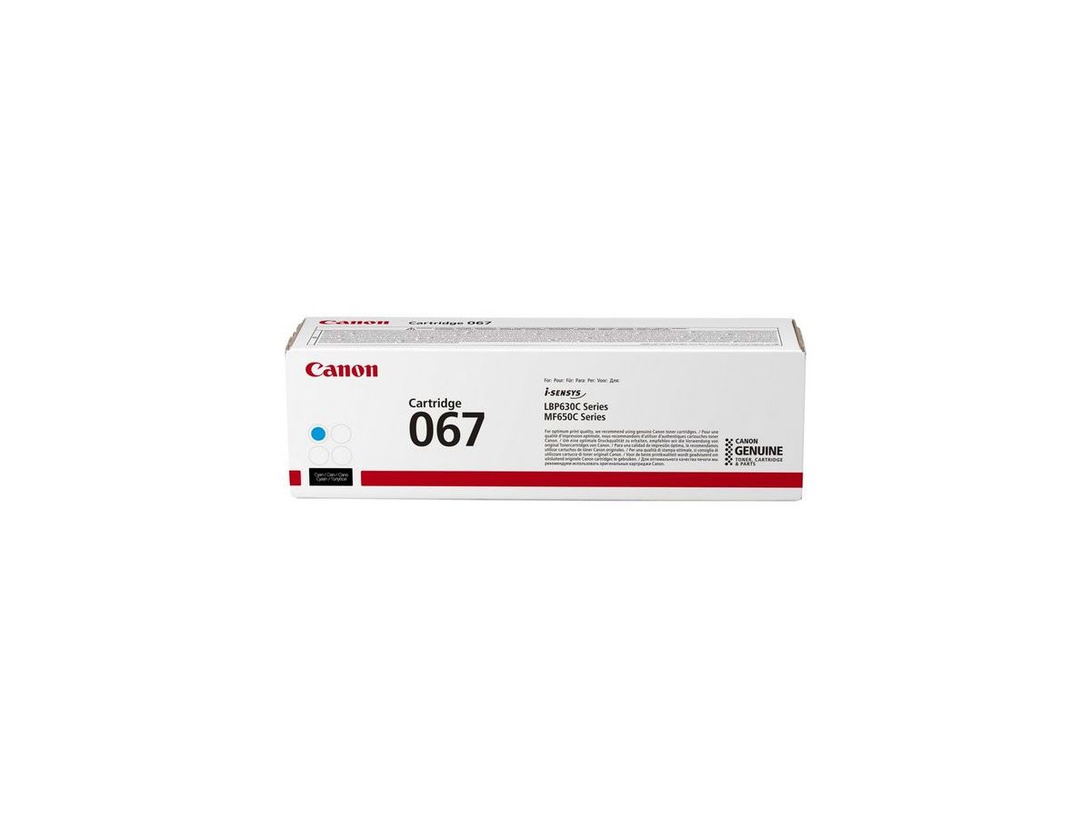 Canon 067 toner cartridge 1 pc(s) Original Cyan