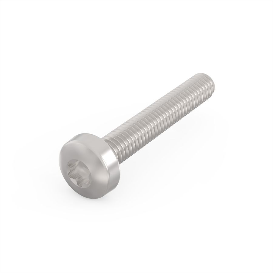 SCHROFF Kruiskopschroef, Torx, staal vernikkeld, M2,5 x 16 mm