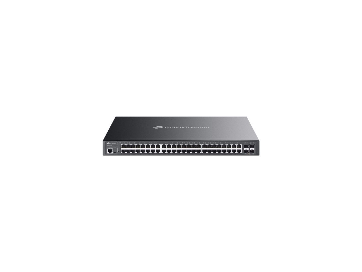 TP-Link Omada SG3452XMPP netwerk-switch Managed L2+ Gigabit Ethernet (10/100/1000) Power over Ethernet (PoE) 1U Zwart