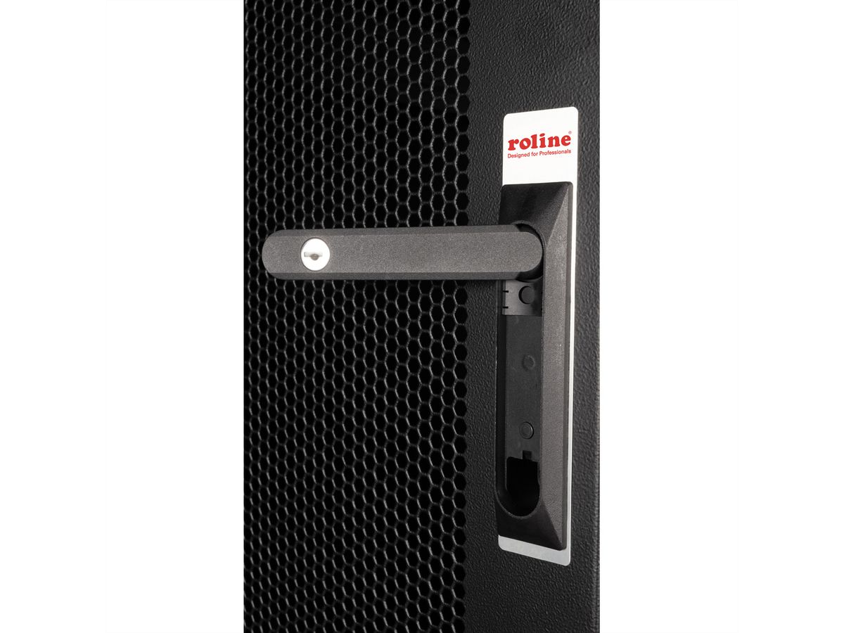 ROLINE 19-inch Server Cabinet Basic 42 U, 600x1000 WxD perforated black