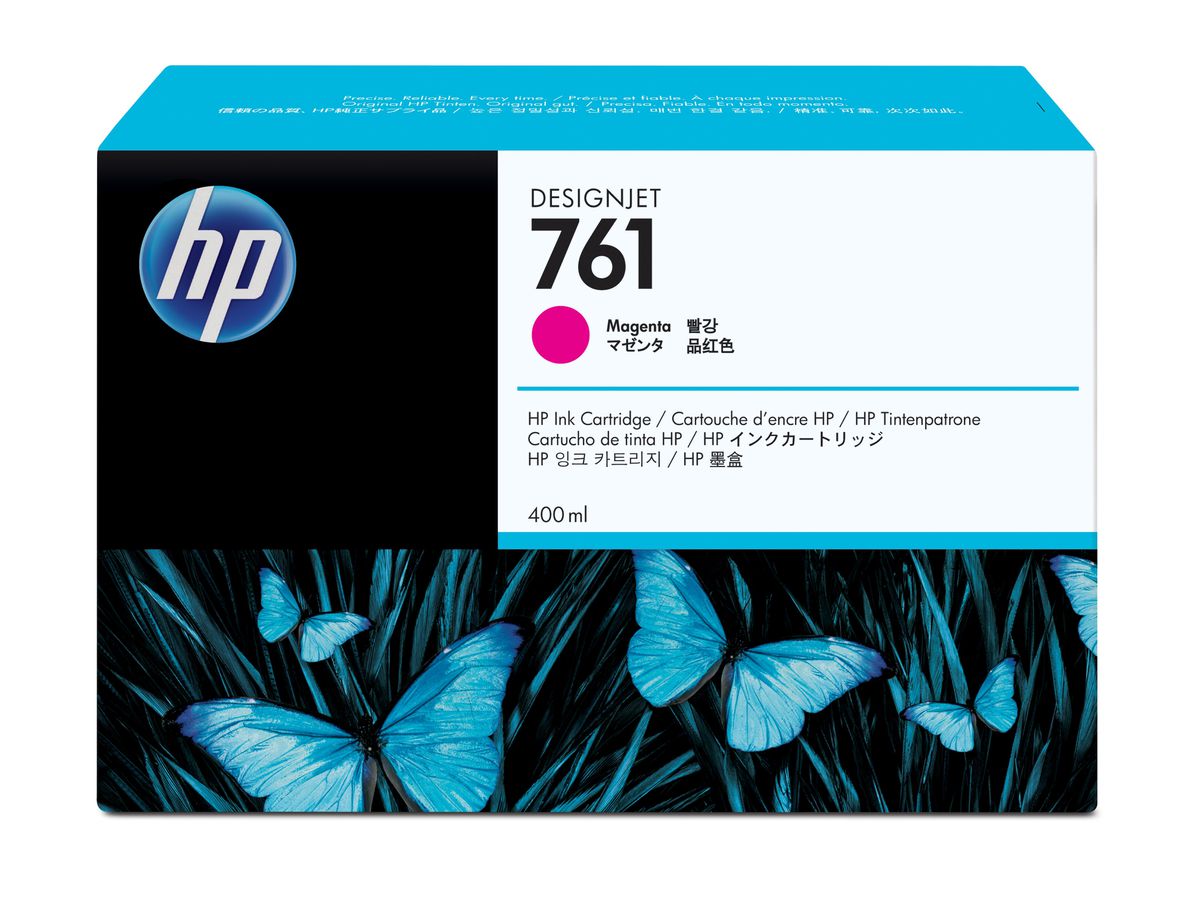 HP 761 magenta DesignJet inktcartridge, 400 ml