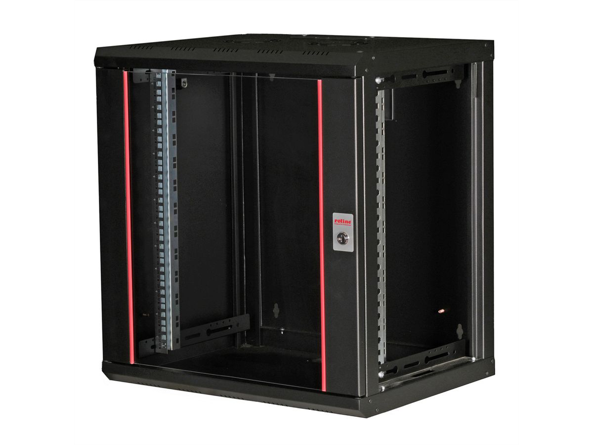 ROLINE 19-inch wandbehuizing Pro 12 U, 600x450 BxD zwart