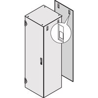 SCHROFF Varistar IP 20 achterwand met snelsluiting, RAL 7035, 1200H 600W