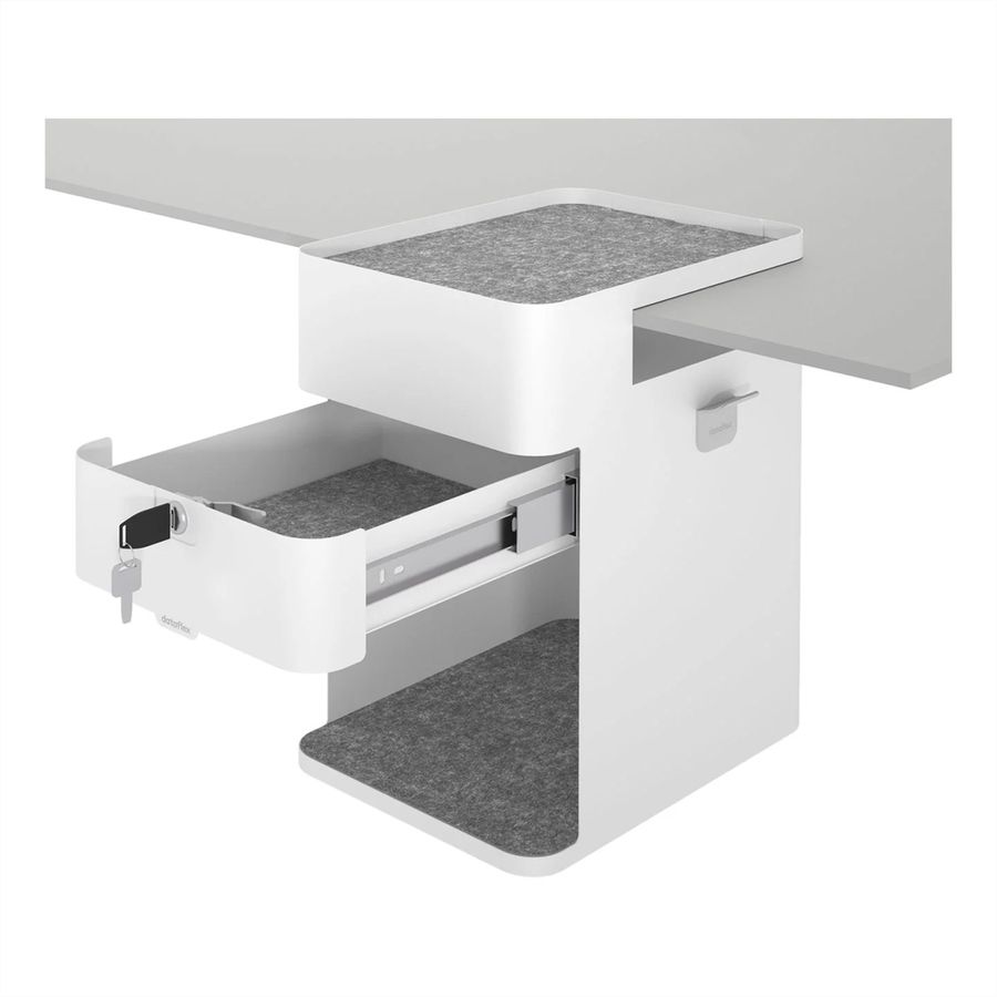 DATAFLEX Bento® desktop locker, 500, white