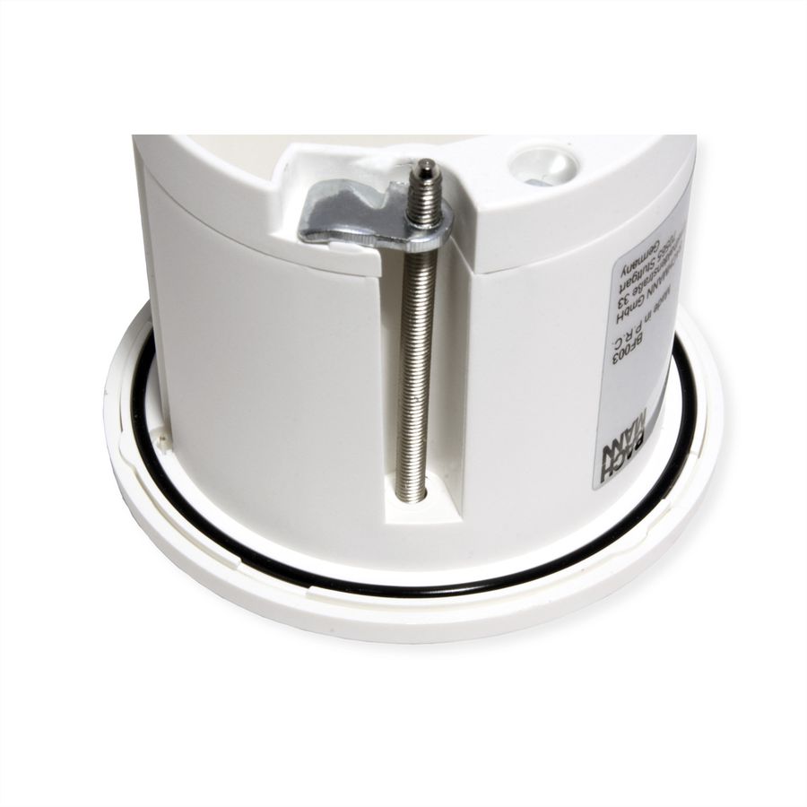 BACHMANN PIX 1xCM RAL9010 Decorative ring in stainless steel look