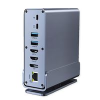 VALUE Dockingstation USB-C, HDMI/DP 4K60, Gigabit Ethernet, USB-A, USB-C, PD, SD/microSD, Audio