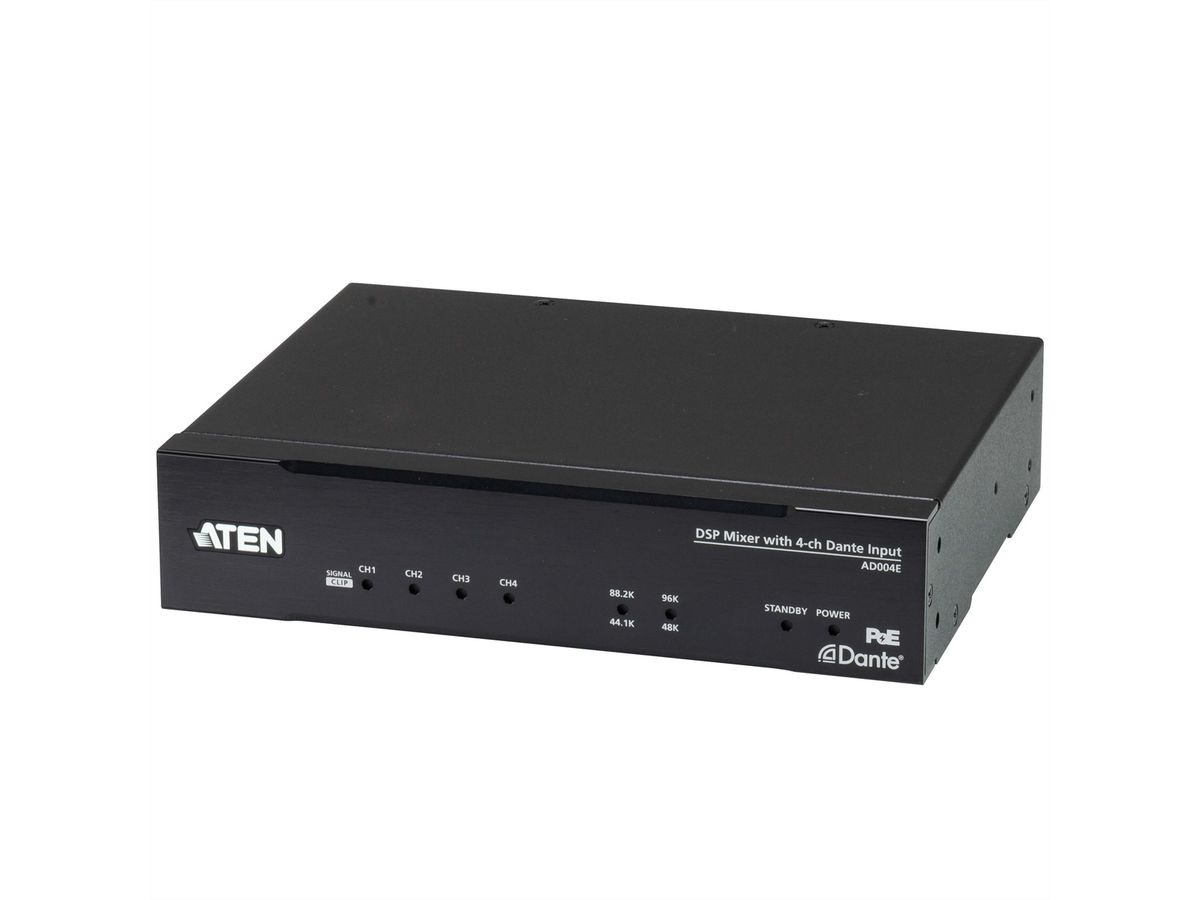 ATEN AD004E DSP Mixer 4-CH Dante Input and Analog Output
