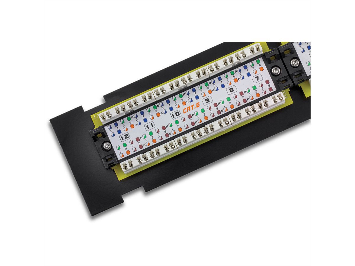 TRENDnet TC-P12C6V Patchpaneel, 12-poorts wandmontage Cat.6 niet afgeschermd