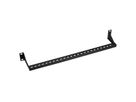 VALUE 19" 1U Rack Mountable Cable Management Bar, (horizontal) with adjustable Depth, black