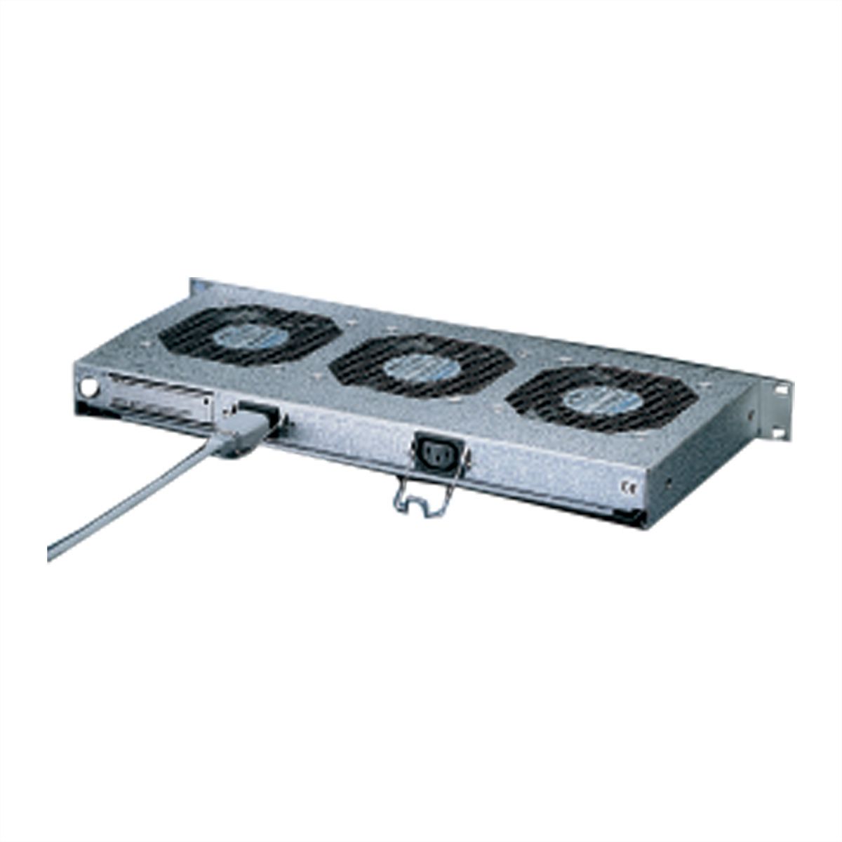 SCHROFF 19" ventilatoreenheid, 1 HE, met frontswitch, 6 ventilatoren, 24 VDC