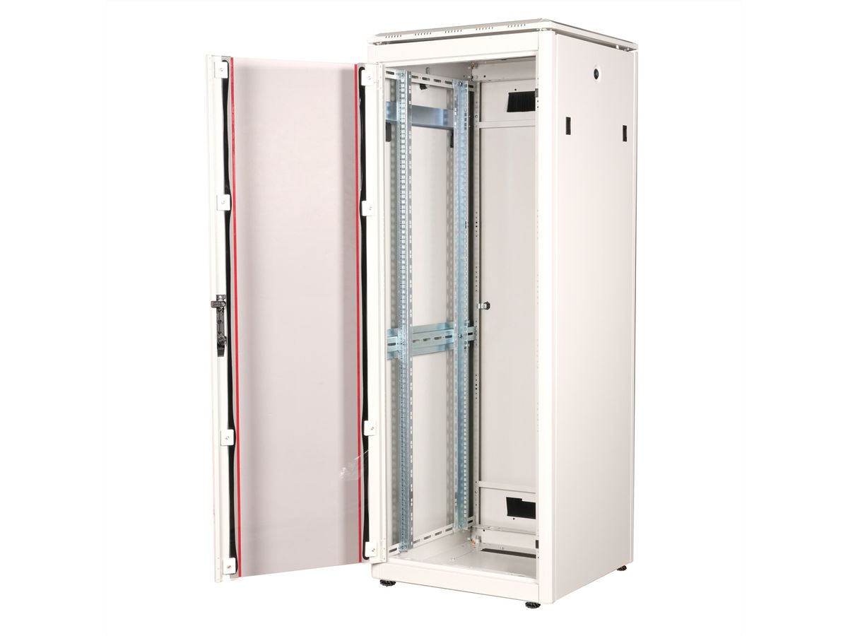 ROLINE 19-inch Network Cabinet Pro 32 U, 600x600 WxD glass door grey