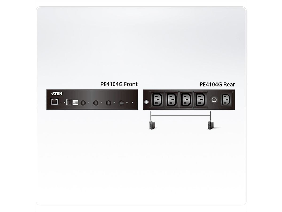 ATEN PE4104G PDU IP-Control Box met 4 uitgangen