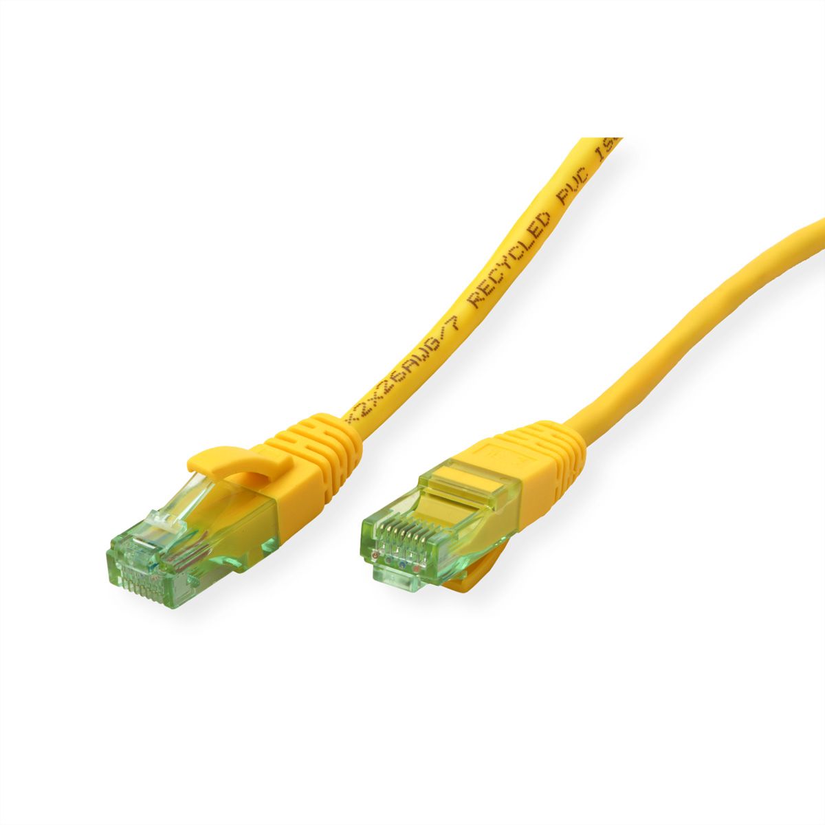 ROLINE RM Patchkabel Cat.6A UTP, geel, 3 m