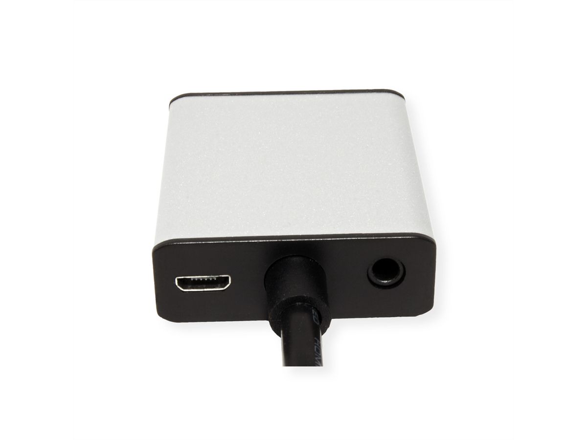 VALUE Cableadapter, HDMI - VGA + Audio, M/F, (stereo)