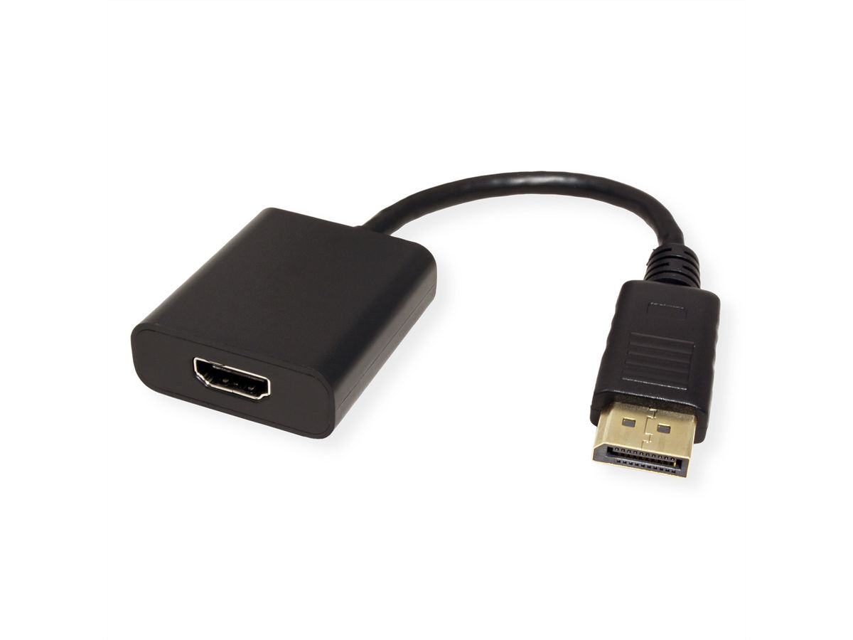 VALUE DisplayPort - HDMI Adapter, v1.2, HDR 10, DP Male-HDMI Female
