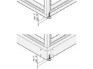SCHROFF Eurorack Verstelbare Voeten, voor Frame