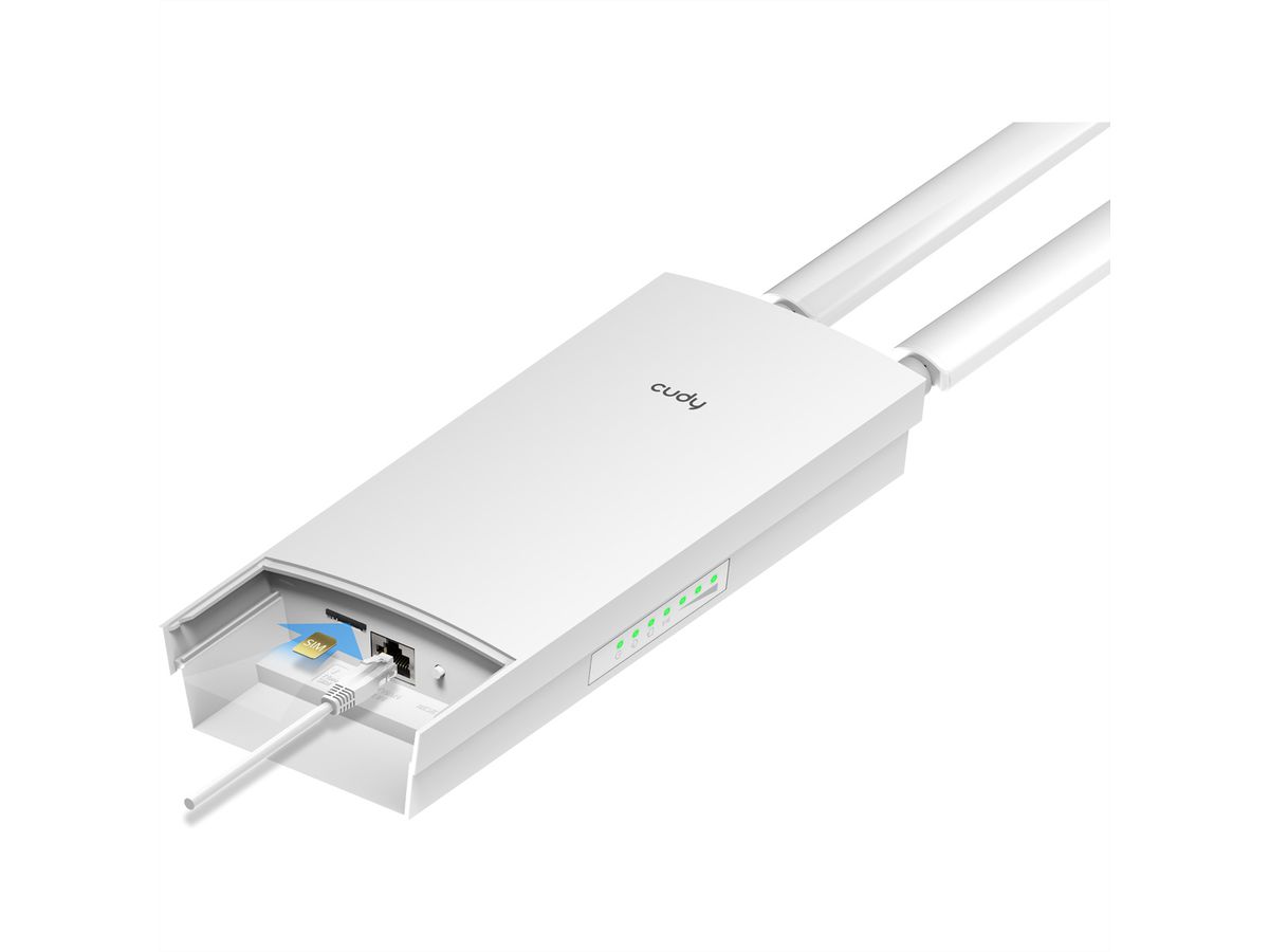 CUDY LT400 Outdoor 4G Wi-Fi Router LTE Cat 4 N300