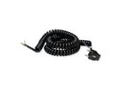 BACHMANN Wendelleitung 1-4m schwarz, H05VV-F 3G1,5mm² AEH/CEE7/7