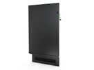 SCHROFF Novastar achterwand met kabelgoot, RAL 7021, 20 HE 553W