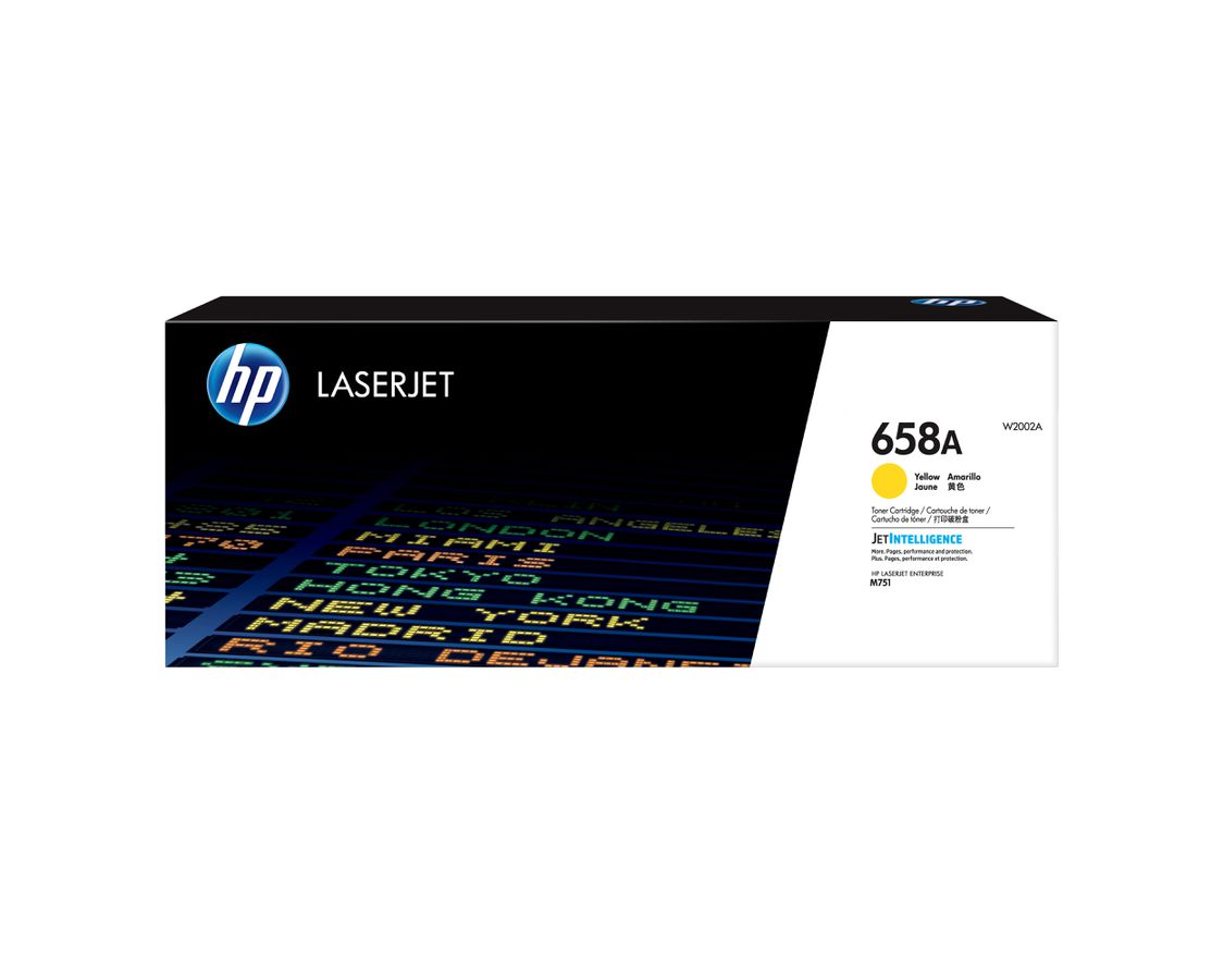 HP 658A originele gele LaserJet tonercartridge