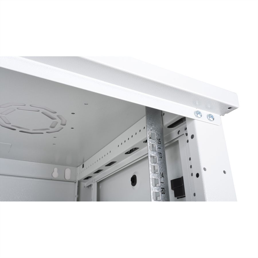 ROLINE 19" Wall Cabinet Basic Plus 18U, 600x450 BxT grey