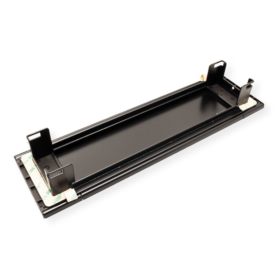 BACHMANN POWER FRAME COVER black ALU 4-fold RAL9005