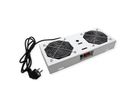 ROLINE Fan unit with 2 fans, for 19" Wall Cabinet grey