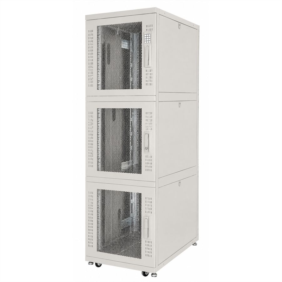 ROLINE colocation-kast 42HE 800x1000 mm, 2 compartimenten, grijs