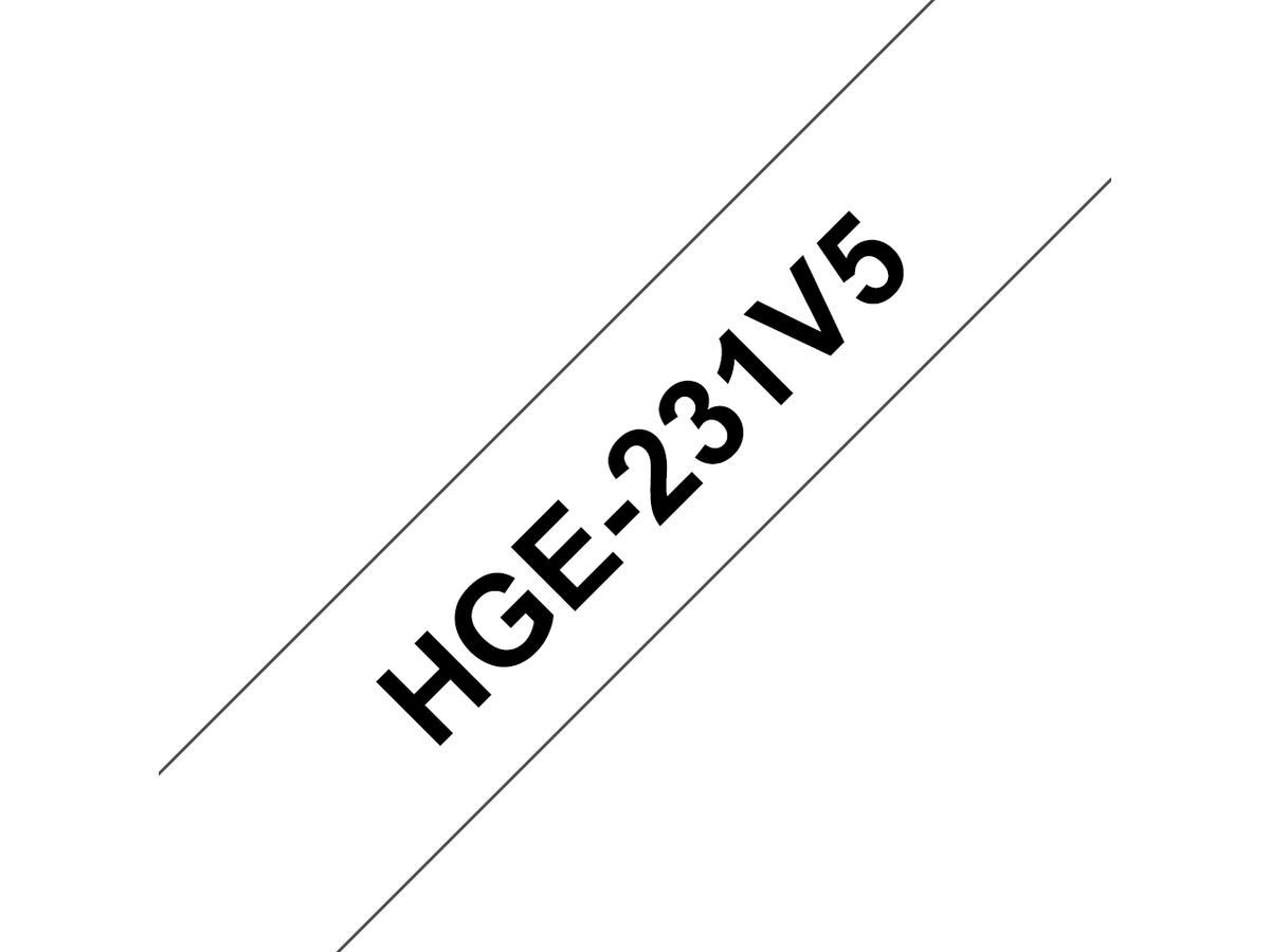 Brother HGE-231V5 labelprinter-tape