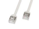 ROLINE U/FTP DataCenter Patchkabel Cat.6A (Klasse EA), LSOH, dun, extra korte stekker, grijs, 2 m