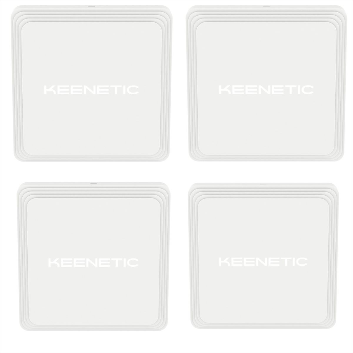 Keenetic Voyager Pro AX1800 Mesh WiFi-6 Router/-Extender/-Access-Point, 4 stuks