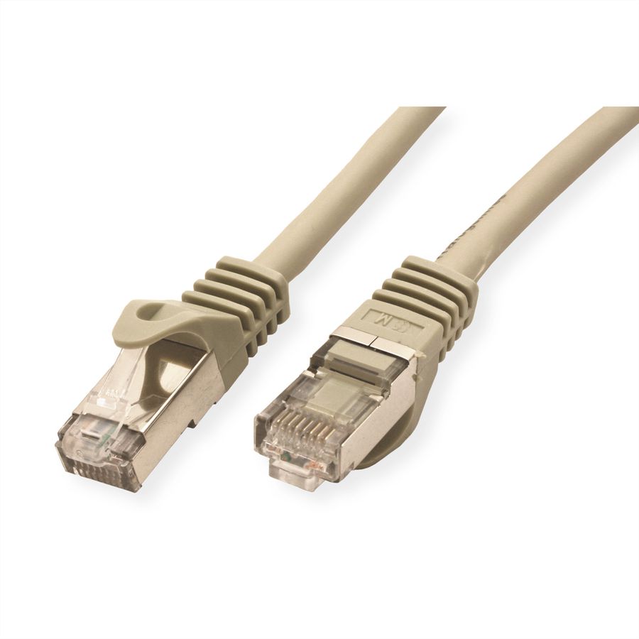 VALUE S/FTP-kabel Cat.7, met RJ-45-connectoren (500 MHz / Klasse EA), grijs, 3 m