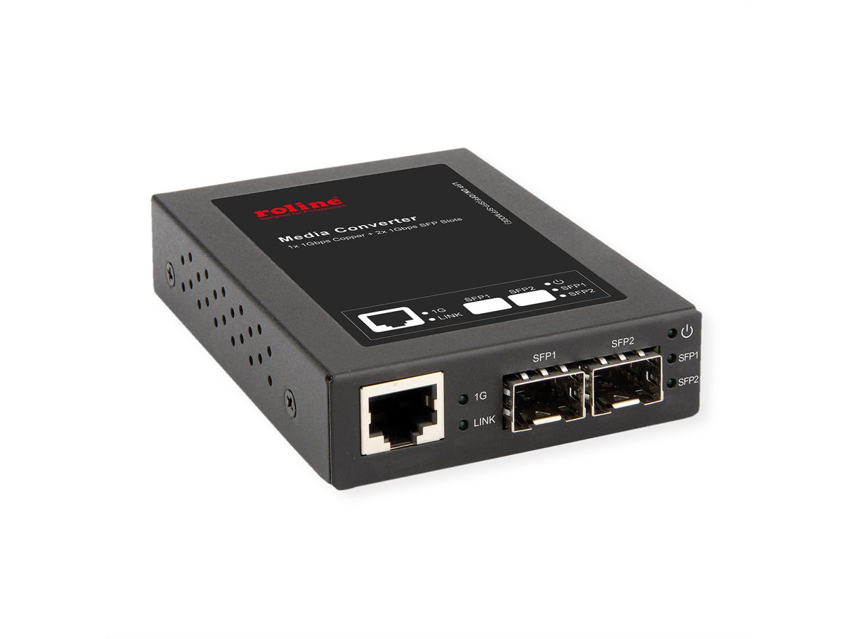 ROLINE Gigabit Converter, RJ-45 to Mini GBIC