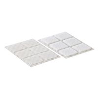 VELCRO® zelfklevende klittenband met haken en lussen 25 mm x 25 mm x 24 sets wit