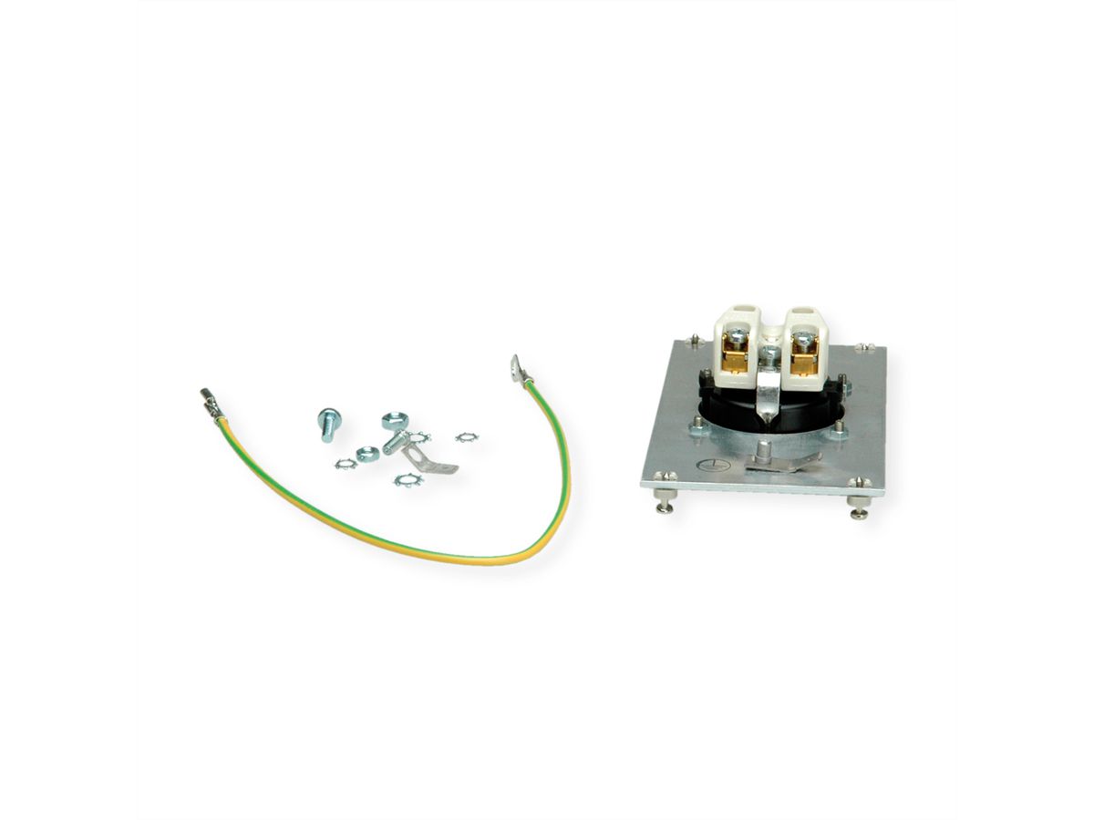 SCHROFF socket outlet module 3U 14TE