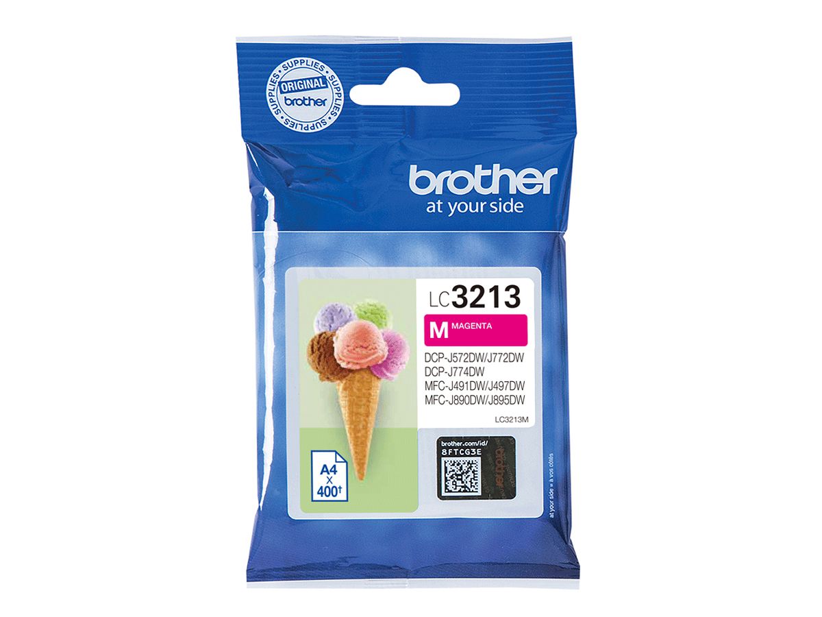 Brother LC3213M inktcartridge 1 stuk(s) Origineel Magenta