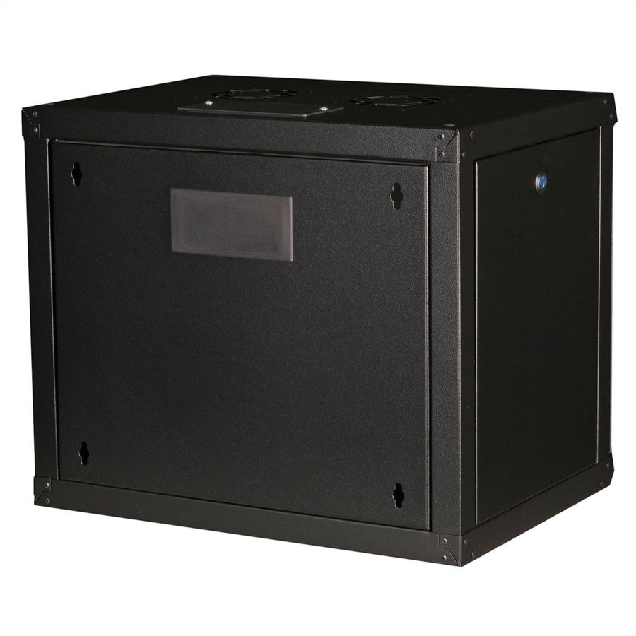 ROLINE 19-inch wall-mounted housing Pro 9 U, 600x450 WxD black